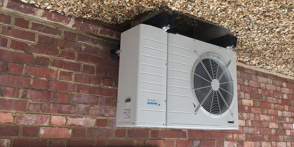 7kw Daikin Altherma Mono Bloc installed and commissioned in Wiltshire on a newly refurbished project