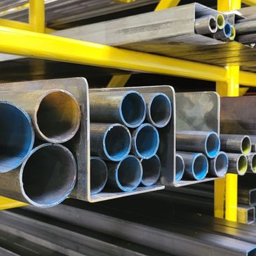 Metal Supply Standard Stock Items, Round Tubing Shown