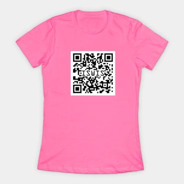 QR Code Ladies Tee of "I Said What I Said". Available in different styles and colors for both men a