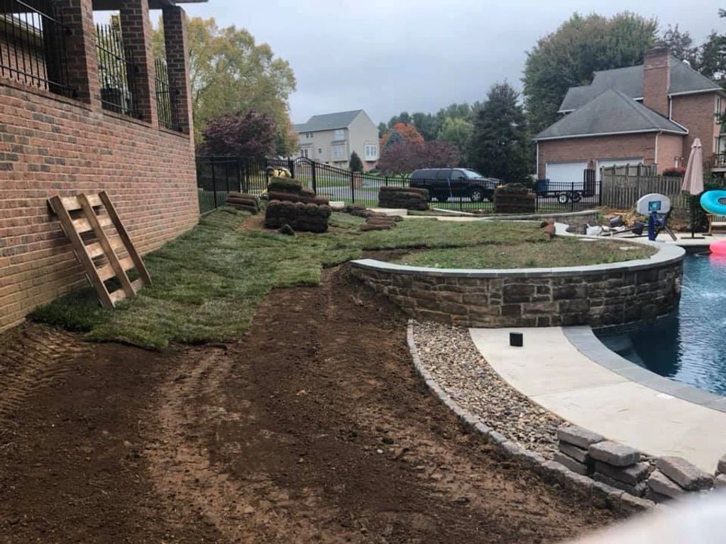 Backyard Grade and Sod Install
to perfection