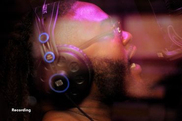 Hollywood J Blacc recording music