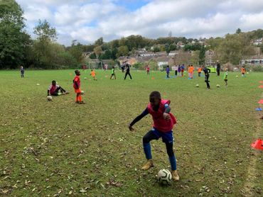 #U9 Football coaching session