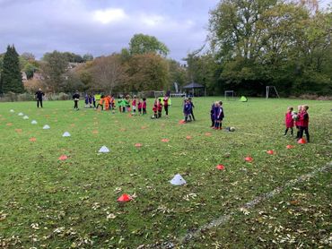#U5 football coaching session