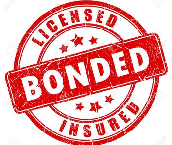 Bonded and insured home cleaning company.