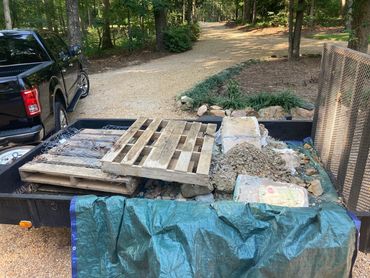 Michael Enterprises did not clean up any of their construction debris.