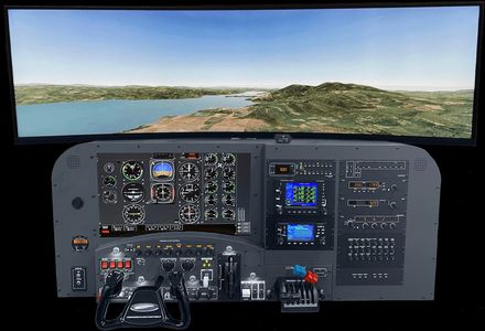 Precision Flight Controls CR-12 Advanced Aviation Training Device AATD Indianapolis