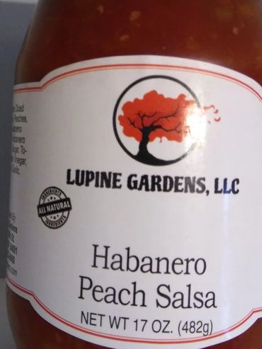 Habanero peach salsa