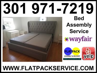 Best Amazon Bed Assembly Service in Ft. Meade, MD • 301 971-7219 • Flatpack Assembly