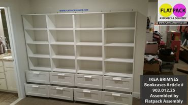 IKEA BRIMNES Bookcase White Article # 903.012.25  Same Day Furniture Assembly
IKEA Cabinet Assembly
