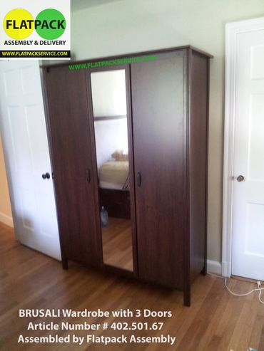 IKEA BRUSALI Wardrobe with 3 doors Article Number # 402.501.67
Flatten the Curve!
#Stay At home
