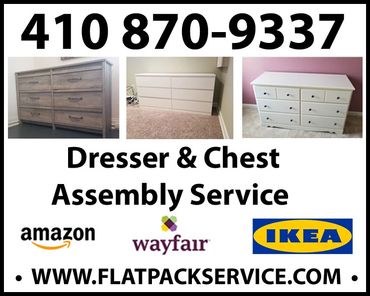 Best Dresser Assembly Service in Baltimore , MD • Same Day • 410 870-9337  • Flatpack Assembly •