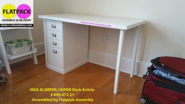 THE BEST 10 Furniture Assembly in McLean, VA – IKEA KLIMPEN Desk with Storage Article # 890.472.21
