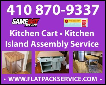 Best Kitchen Cart Assembly Service in Baltimore, MD • Flatpack Assembly 