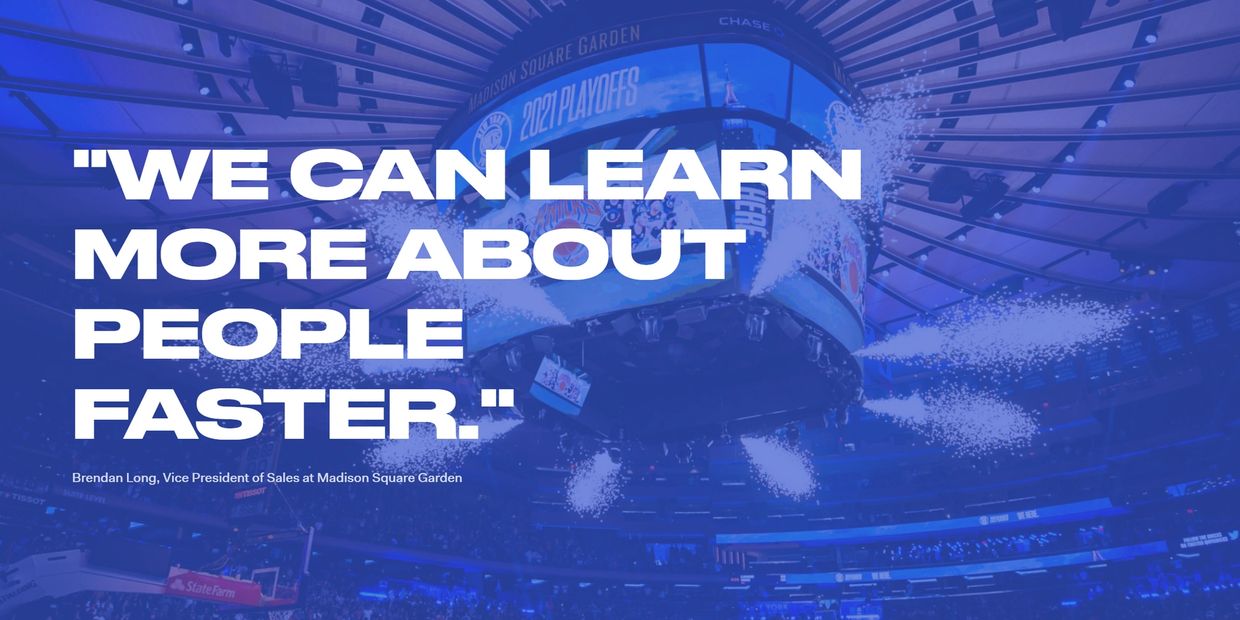 Quote about learning faster from Brendan Long at Madison Square Garden.