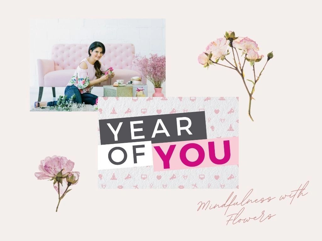 Mindfulness with flowers workshop online with Tish Tash 'Year of you'