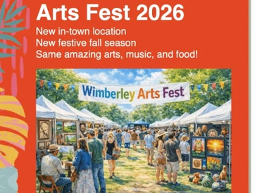 Arts Fest 2026 announcement with a lively crowd and art displays.