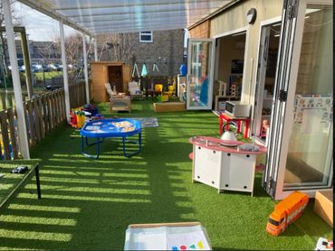 Wormley Preschool decking area