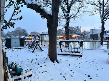 Wormley Preschool in the Snow.