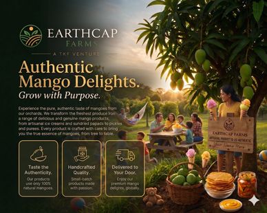 Earthcap Farm offers authentic mango delights grown with care and delivered fresh.