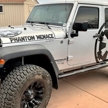 phantom menace vinyl decal