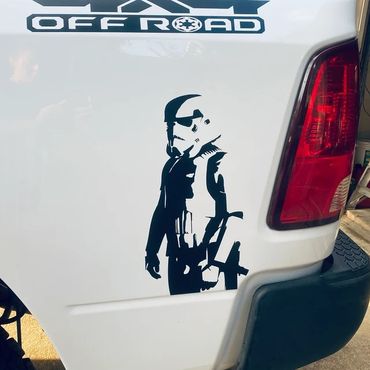 Stormtrooper vinyl decal