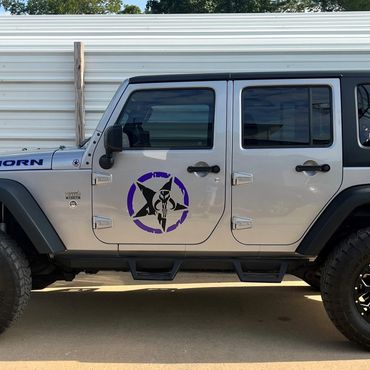 mudhorn military star decal