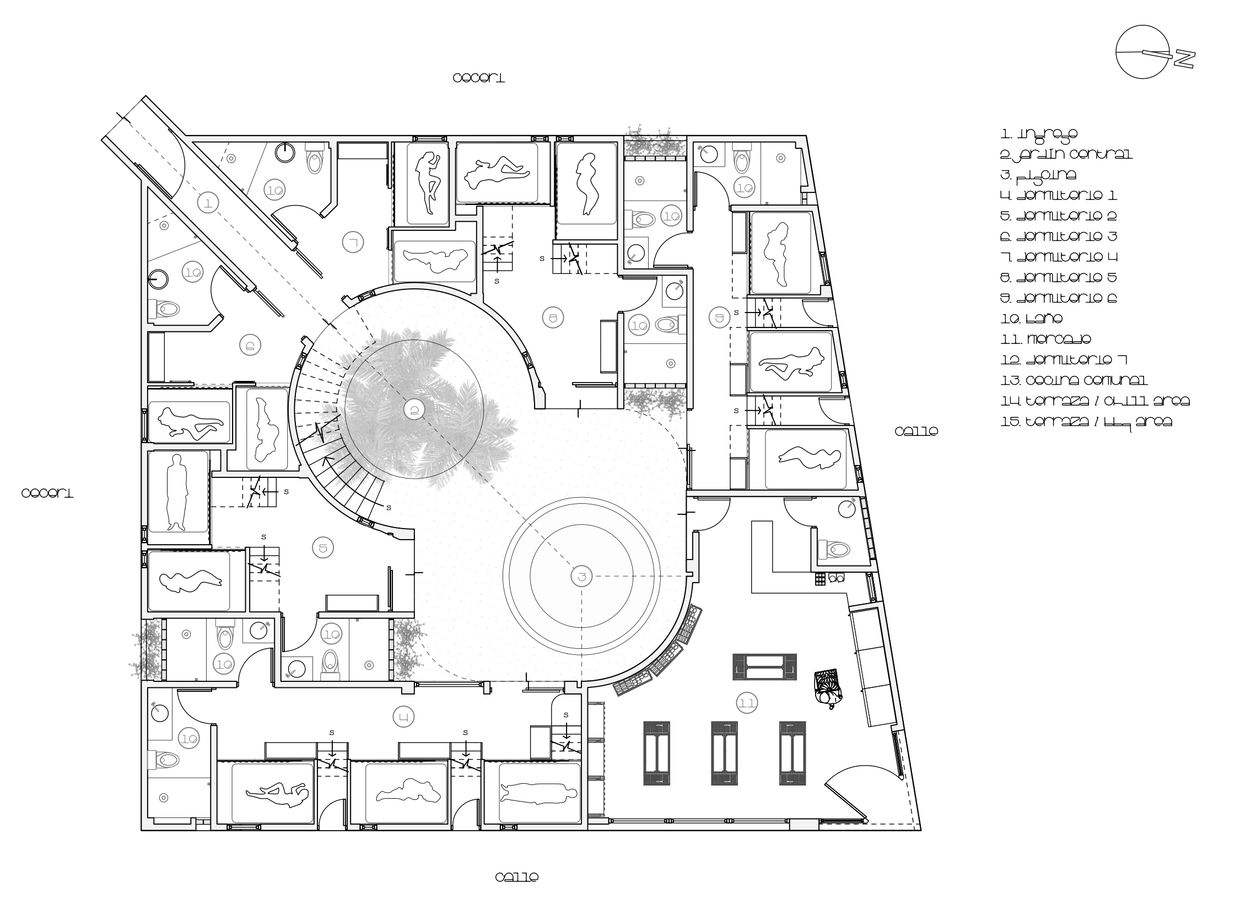 Hostel Floor plan