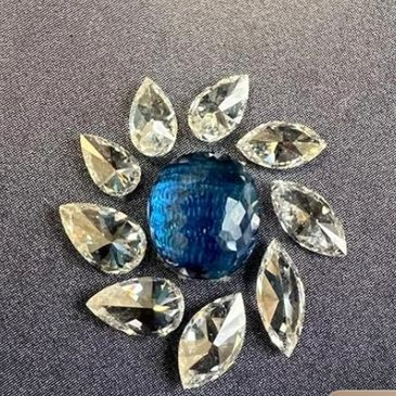 Custom Paraiba and Diamond Layout