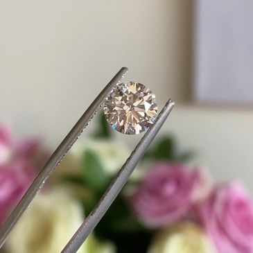 A 1.80 Carat Round Brilliant Diamond