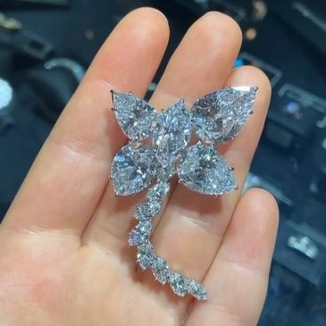 A Diamond Brooch by Harry Winston