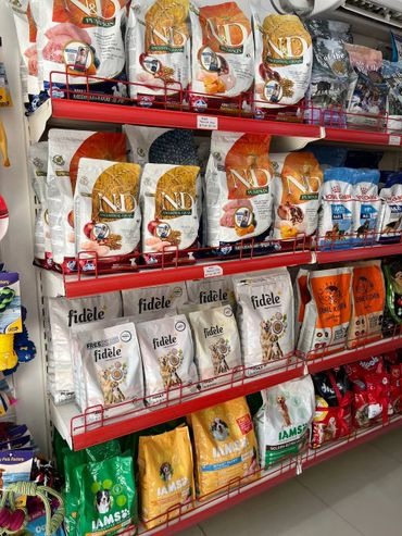 N&D, Royal Canin, Pedigree, Drools, Taste of the Wild, Purina, Dog Food