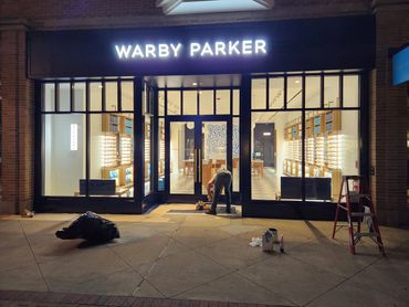 Storefront Metal Refinishing Electrostatic Painting