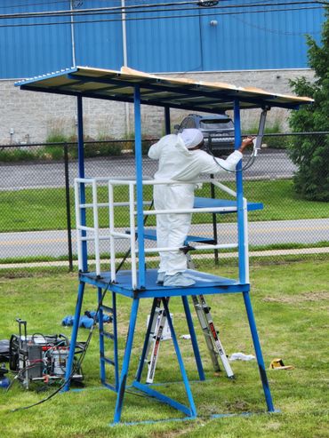 Storefront Electrostatic Refinishing Electrostatic Painting Apartment Painting Condo Refinishing