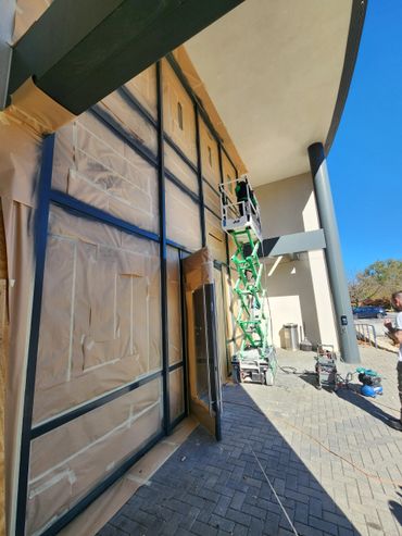 Storefront Electrostatic Refinishing Electrostatic Painting Apartment Painting Condo Refinishing