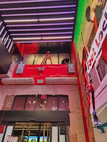 Storefront Electrostatic Refinishing Electrostatic Painting Apartment Painting Condo Refinishing