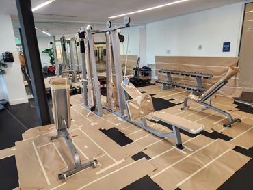 Storefront Electrostatic Refinishing Electrostatic Painting Apartment Painting Condo Refinishing