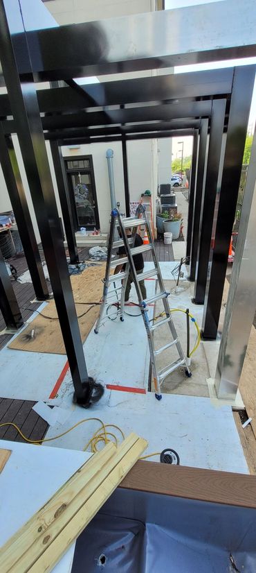 Storefront Electrostatic Refinishing Electrostatic Painting Apartment Painting Condo Refinishing