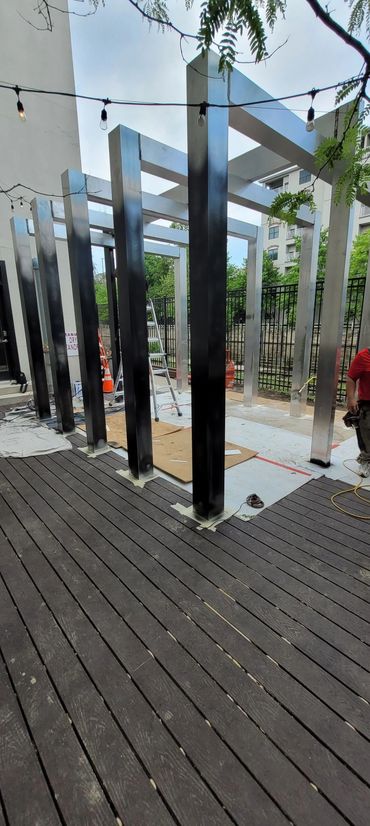 Storefront Electrostatic Refinishing Electrostatic Painting Apartment Painting Condo Refinishing