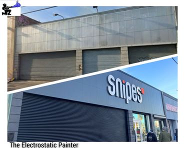 Store Front Electrostatic Refinishing