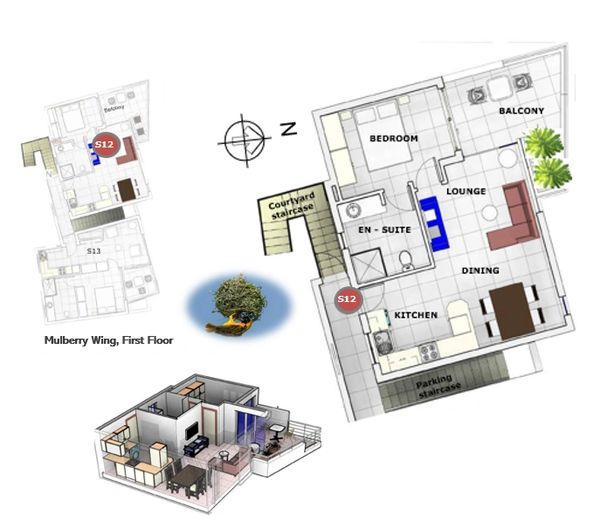 JACS Suite S12 The Weavers Nest Layout