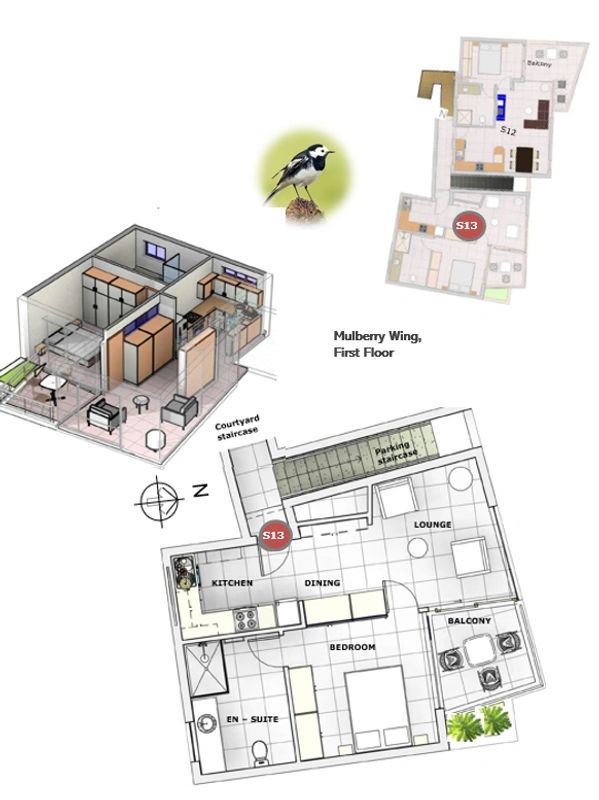 Suite S13 The Wagtails Nest Layout