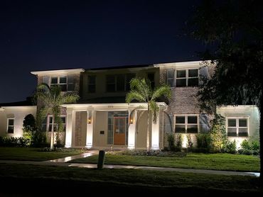 Classic White LED Landscape Lighting with color changing