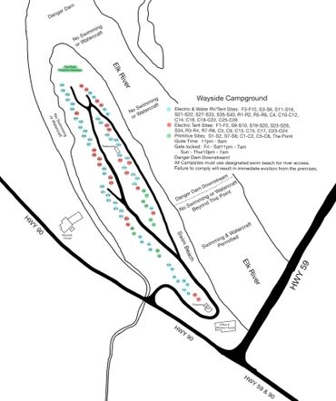 Property Map of Wayside Campground