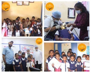 dental treatment camp of tribal children