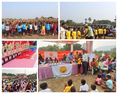 Sponsored Sports among 11 school with 8 sports activities, participated by more then 2000 students. 