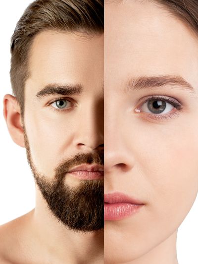 Face-driven image consulting and personal color analysis. Men Image Consulting. Facial analysis.