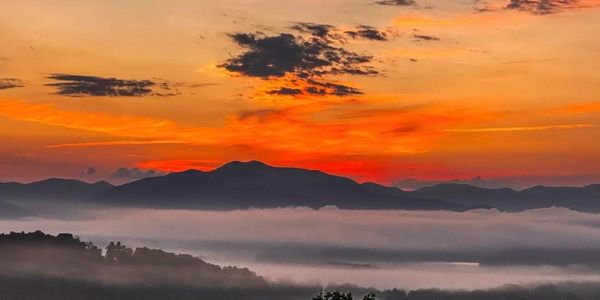 How beautiful our home is in the Appalachian Mountains.