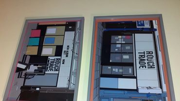 Rough Trade record shop illustrations