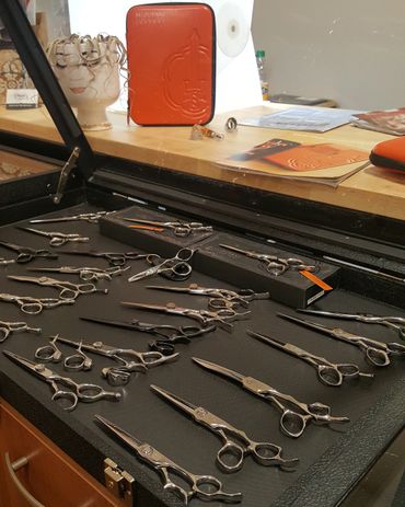 Mizutani  stylists shears and sharpening