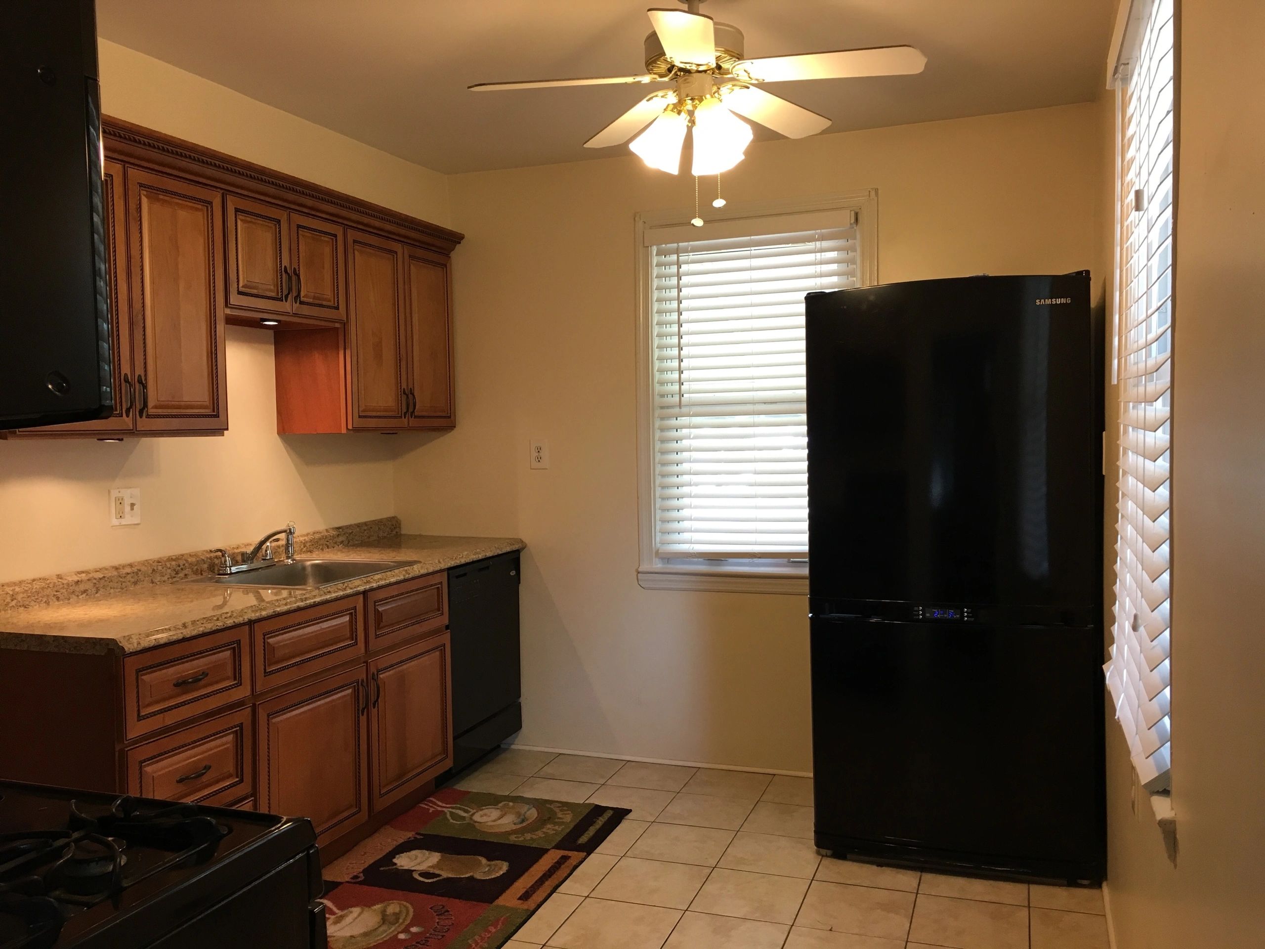 Photo of kitchen with Samsung appliances